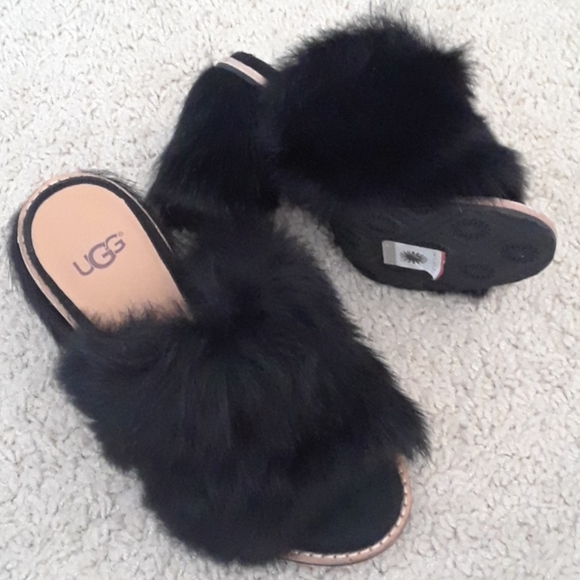 ugg fuzzy heels